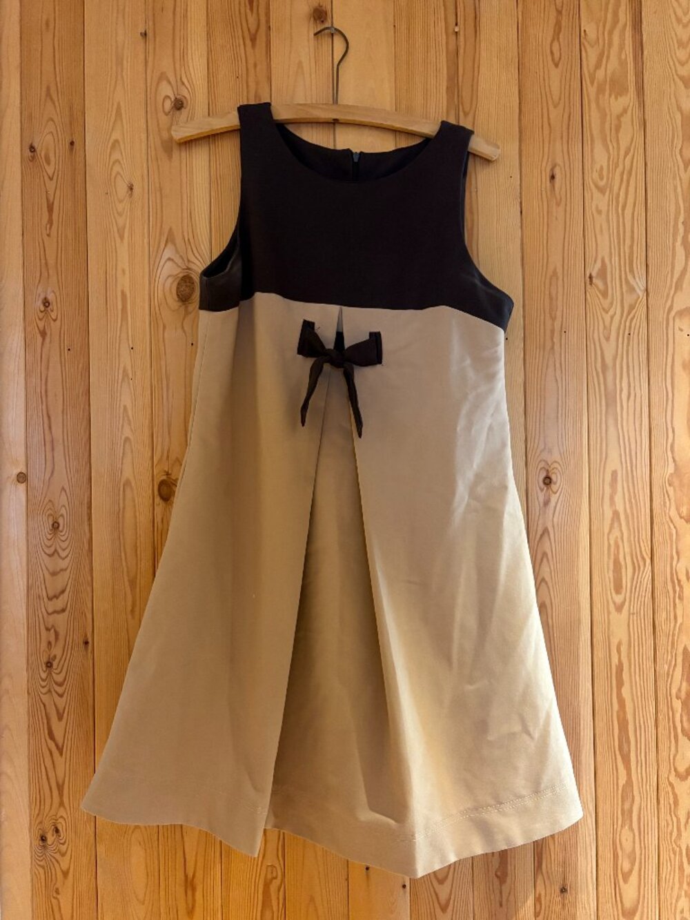 1970s style Two Toned Frock Mini Dress